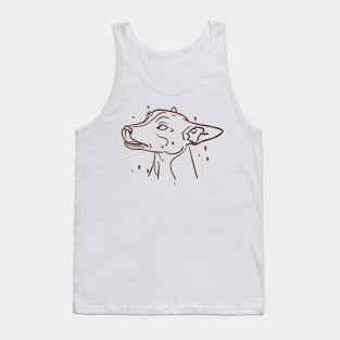 Abstract miniature pinscher Tank Top